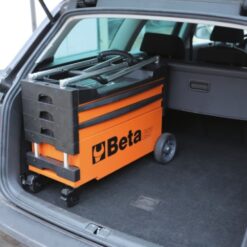 Beta C27S 27-in W x 36-in H x 12-in D 2 -Drawer Red Steel Rolling Tool Box