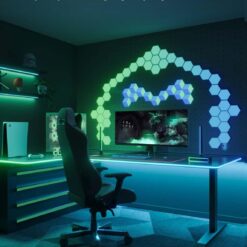 Govee RGBIC Neon Rope Lights for Desks, 16.4ft LED Gaming Desk Lights, Neon LED Strip Lights Syncing