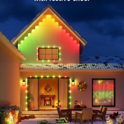 Govee Outdoor Ground Lights 2, 50ft Patio Decorations, 15 Pack RGBIC Pathway Lights with 100LM Warm White, IP67 Waterproof, 63 Scene Modes, Works with Alexa, Google Assistant