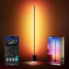 Govee Floor Lamp 2 with Matter, RGBIC, Warm Cool White LED, Alexa Compatible, 1725lm, Music Sync, Scene Modes, Smart Floor Lamp for Living Room, Bedroom, Black(1 Pack)