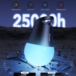 Govee Smart Outdoor String Lights 2, 144ft Outdoor Lights with Dimmable Warm White LED Bulbs, 47 Scene Modes for Patio, Backyard, Balcony, IP65 Waterproof, Works with Alexa, App Control