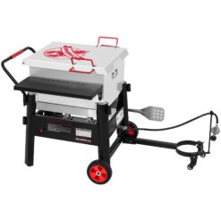 Creole Feast 90 QT Single Sack Crawfish Boiler 2 -Burner Propane 20-lb. tank Electronic Aluminum Boiler