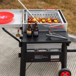 Creole Feast 90 QT Single Sack Crawfish Boiler 2 -Burner Propane 20-lb. tank Electronic Aluminum Boiler