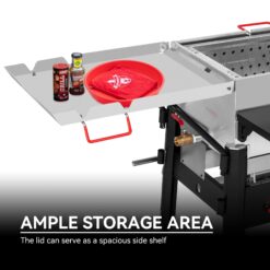 Creole Feast 90 QT Single Sack Crawfish Boiler 2 -Burner Propane 20-lb. tank Electronic Aluminum Boiler