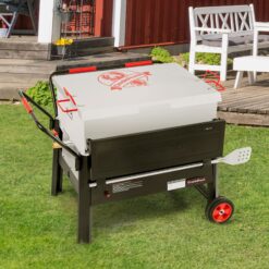 Creole Feast 150 Qt Double Sack Crawfish Boiler 2 -Burner Propane 20-lb. tank Electronic Aluminum Boiler