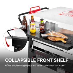 Creole Feast 150 Qt Double Sack Crawfish Boiler 2 -Burner Propane 20-lb. tank Electronic Aluminum Boiler