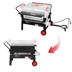 Creole Feast 150 Qt Double Sack Crawfish Boiler 2 -Burner Propane 20-lb. tank Electronic Aluminum Boiler