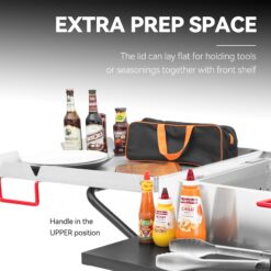 Creole Feast 90 Qt Single Sack Crawfish Boiler and Cooker Combo 2 -Burner Propane Electronic Aluminum Boiler