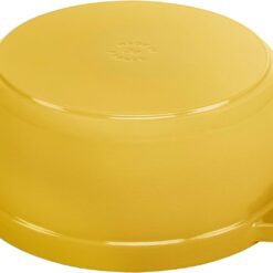 Staub Cast Iron Round Cocotte, Dutch Oven, 7-quart, serves 7-8, Citron