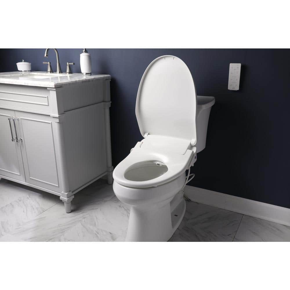 BIO BIDET HD-7500 Electric Bidet Seat for Elongated Toilets in White HD-7500