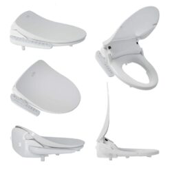 BIO BIDET HD-7000 Electric Bidet Seat for Elongated Toilets in White with Fusion Heating Technology HD-7000