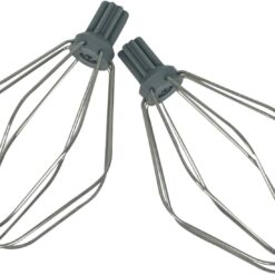 NutriMill Artiste Kitchen Electric Stand Mixer 500 Watt 6.5 Quart Bowl with Dough Hook & Wire Whips (Black Trim)