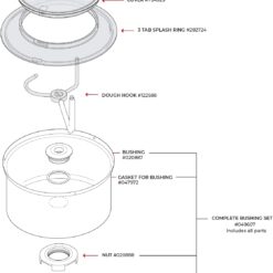 Nutrimill Stainless Steel Bowl with Bottom Drive Artiste and Bosch Universal Plus