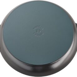 STAUB Cast Iron Braiser with Glass Lid, Dutch Oven, 3.5-quart, serves 3-4, Matte Black