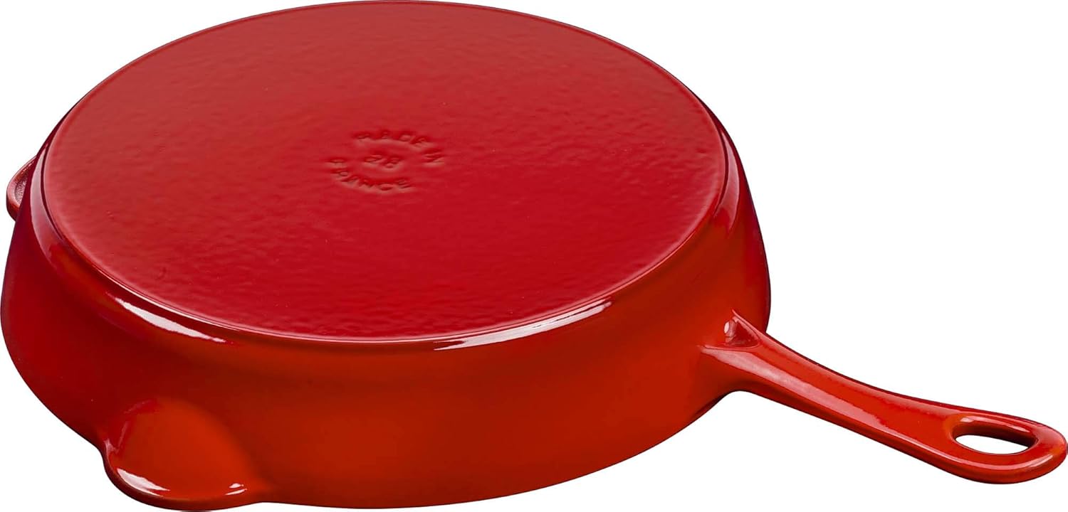 Staub Cast Iron 11-inch Traditional Skillet - Cherry