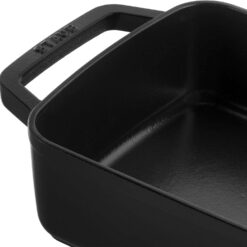 Staub Cast Iron 12-inch x 8-inch Roasting Pan - Matte Black