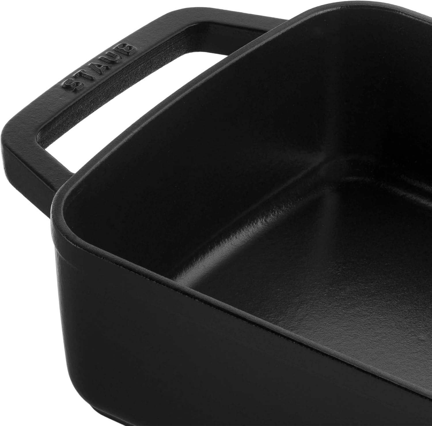 Staub Cast Iron 12-inch x 8-inch Roasting Pan - Matte Black