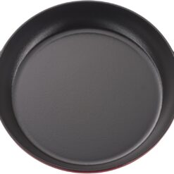 STAUB Cast Iron Braiser with Glass Lid, Dutch Oven, 3.5-quart, serves 3-4, Made in France, Cherry