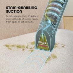 Shark StainForce Cordless Portable Spot, Stain, & Odor Remover System for Carpets, Area Rugs, Upholstery, Stairs, with Storage Caddy, Accessories, and Full-Size Cleaning Solution, HX101 (NEW)
