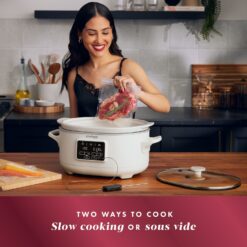 Crock-Pot 6-Quart Programmable Slow Cooker with Sous Vide - Oat Milk