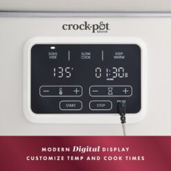 Crock-Pot 6-Quart Programmable Slow Cooker with Sous Vide - Oat Milk