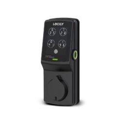 Lockly Secure Plus Deadbolt Bluetooth Smart Locks Matte Black Smart Wi-Fi and Bluetooth Touchscreen Keypad Electronic Deadbolt Lock