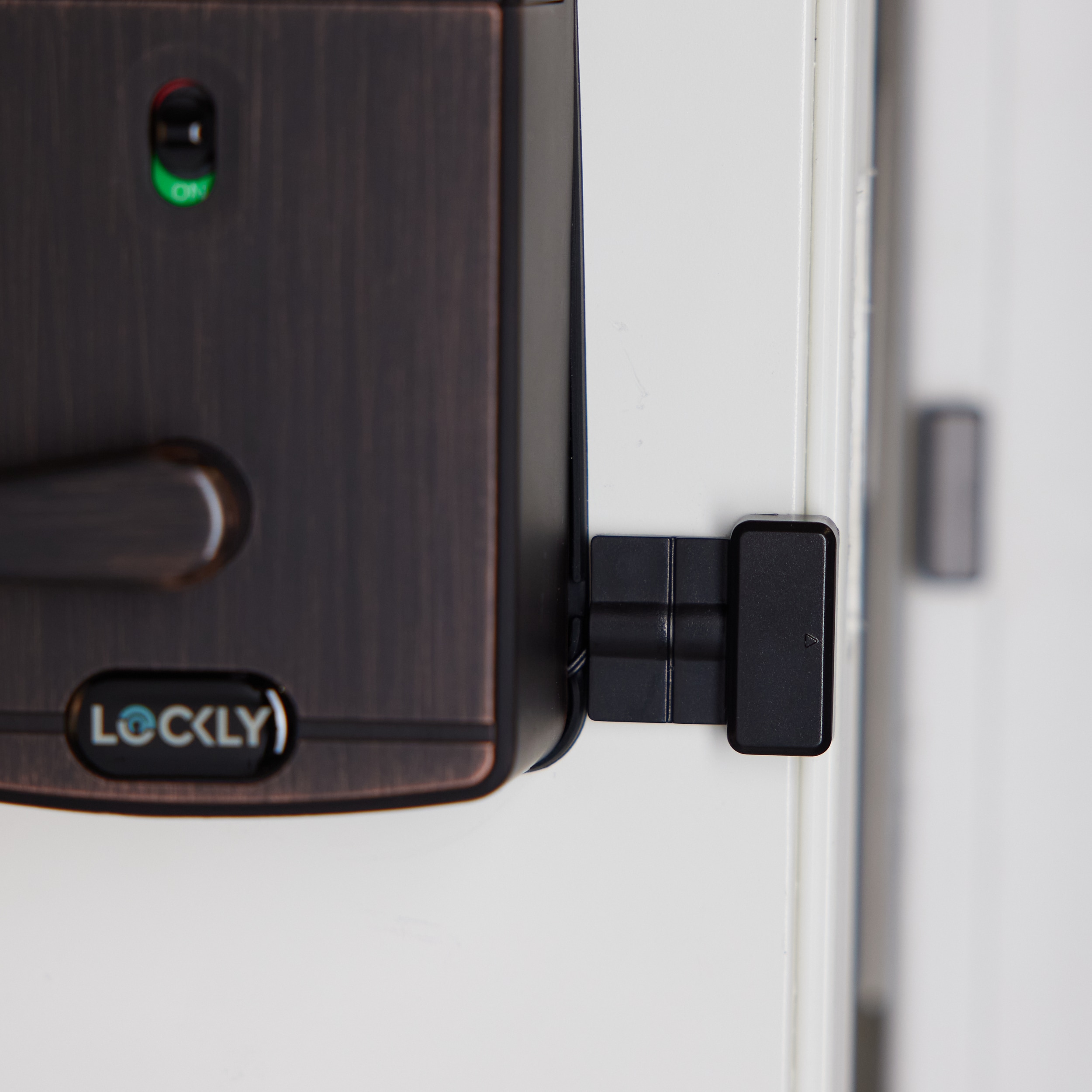 Lockly Secure PRO Secure pro WiFi deadbolt - fingerprint/Bluetooth/WiFi smart keypad - venetian bronze Venetian Bronze Smart Wi-Fi and Bluetooth Touchscreen Keypad Electronic Deadbolt Lock