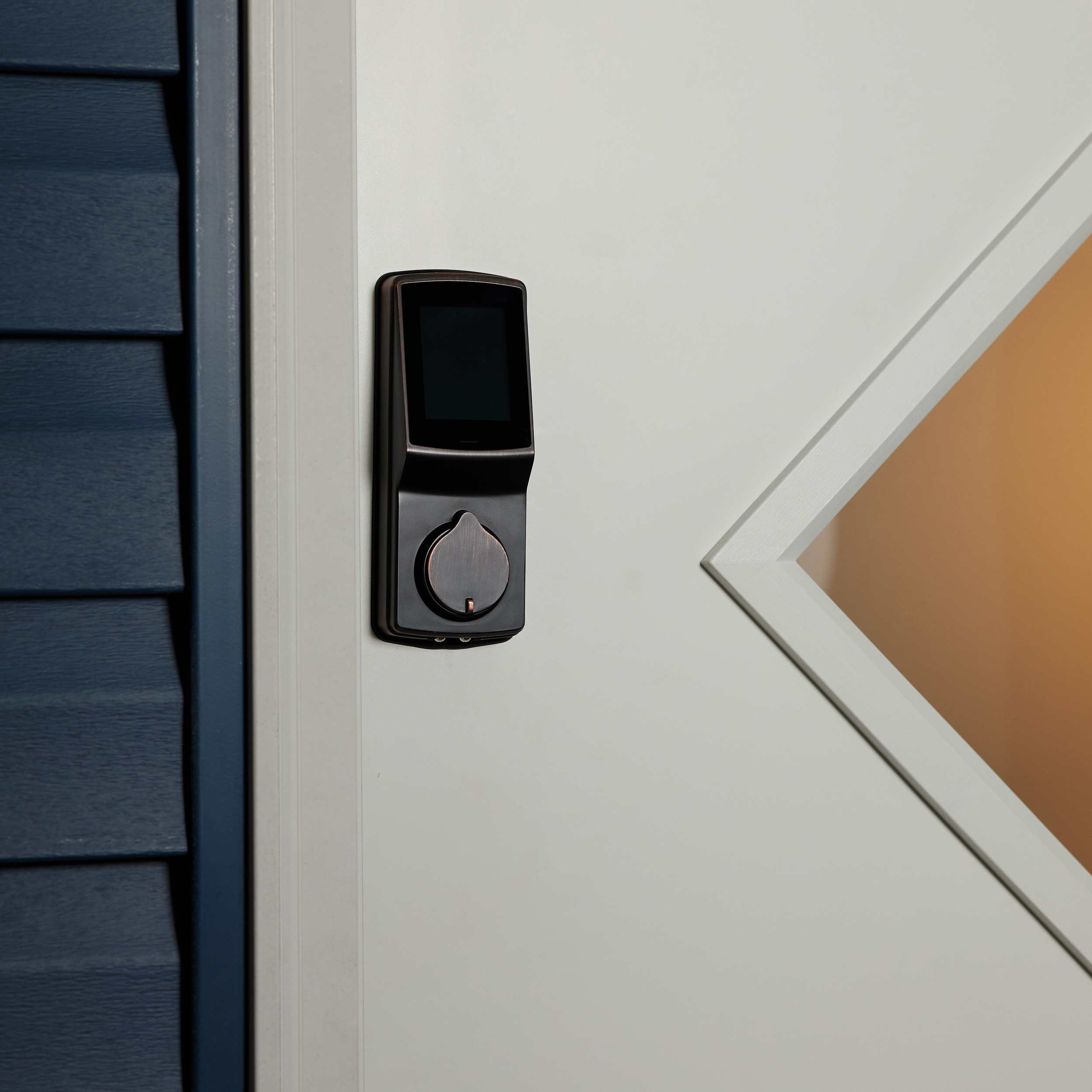 Lockly Secure PRO Secure pro WiFi deadbolt - fingerprint/Bluetooth/WiFi smart keypad - venetian bronze Venetian Bronze Smart Wi-Fi and Bluetooth Touchscreen Keypad Electronic Deadbolt Lock