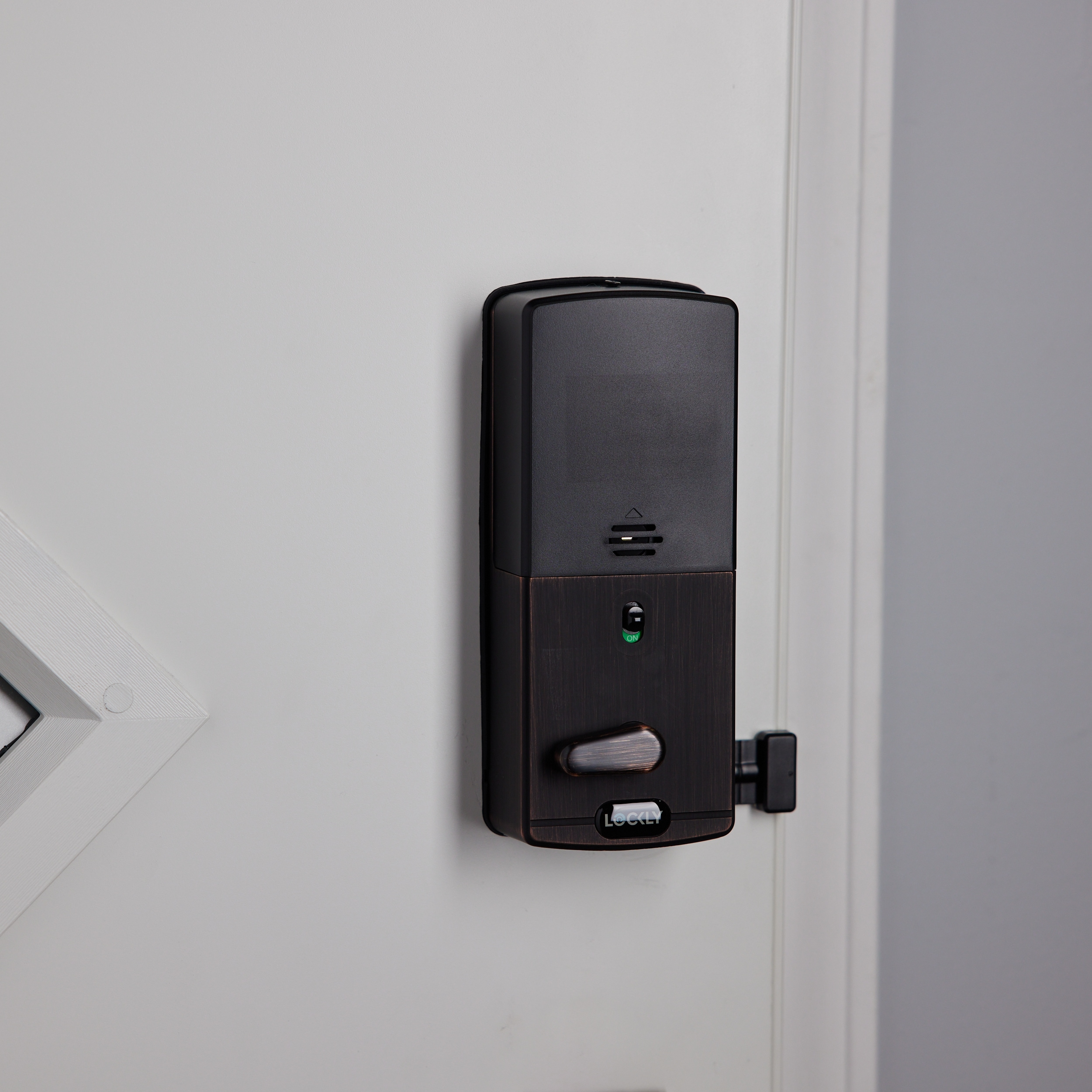 Lockly Secure PRO Secure pro WiFi deadbolt - fingerprint/Bluetooth/WiFi smart keypad - venetian bronze Venetian Bronze Smart Wi-Fi and Bluetooth Touchscreen Keypad Electronic Deadbolt Lock