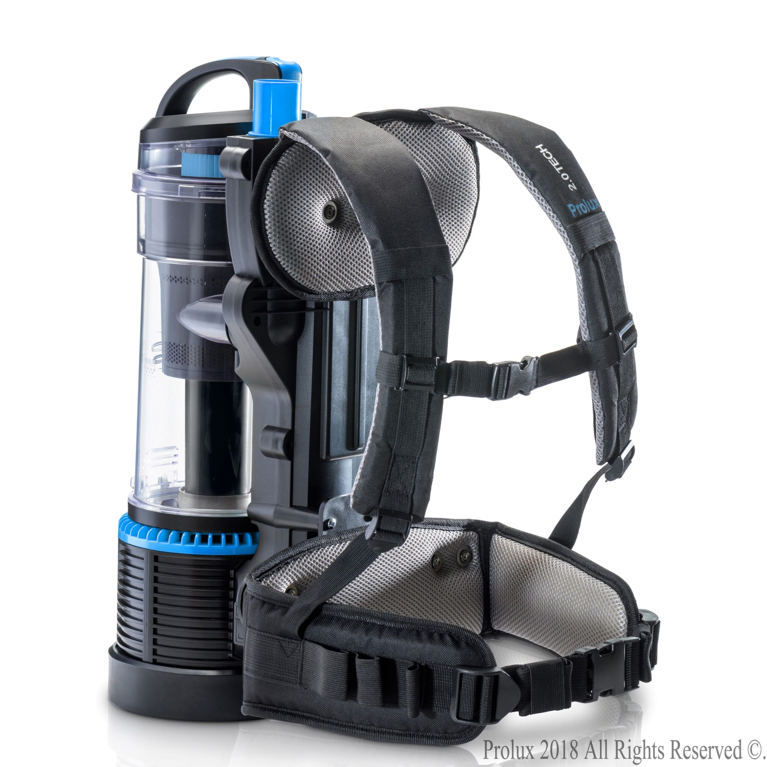 Prolux Residential Bagless Backpack Vacuum Cleaner with HEPA Filter