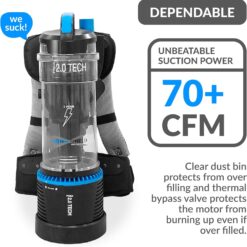 Prolux Residential Bagless Backpack Vacuum Cleaner with HEPA Filter