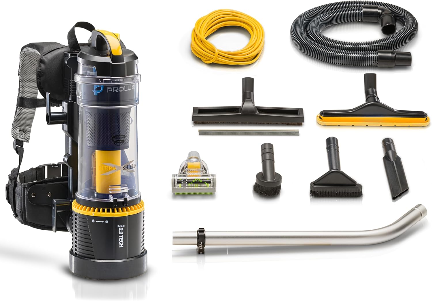 Prolux Commercial/Residential Pet Bagless Backpack Vacuum Cleaner with HEPA Filter