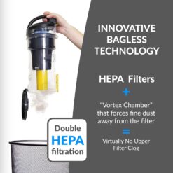 Prolux Commercial/Residential Pet Bagless Backpack Vacuum Cleaner with HEPA Filter