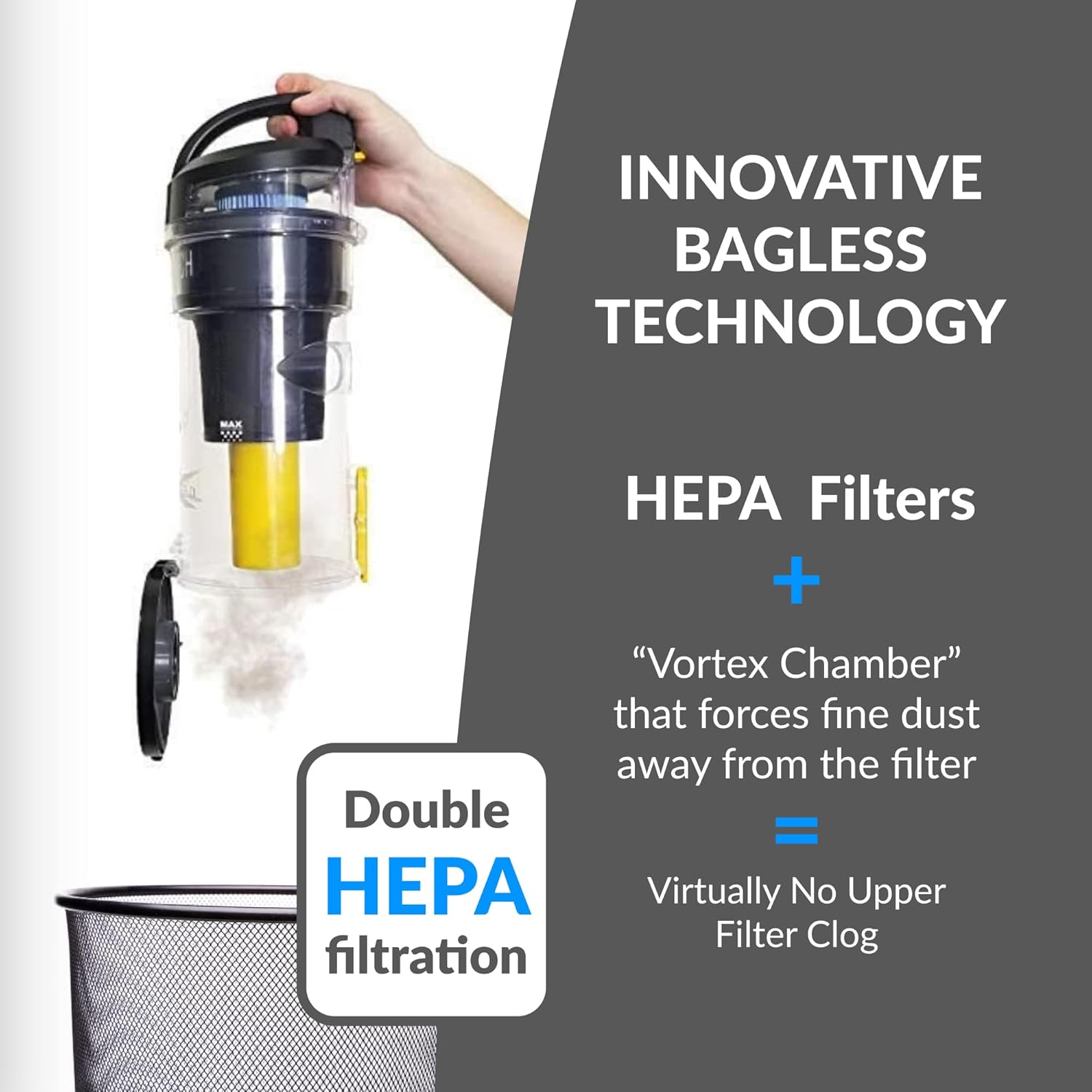 Prolux Commercial/Residential Pet Bagless Backpack Vacuum Cleaner with HEPA Filter