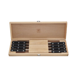 ZWILLING TWIN Gourmet 8-pc, Steak Knife Set With Wood Presentation Case