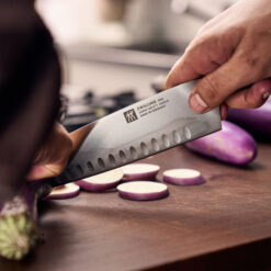 ZWILLING Pro 7-inch, Hollow Edge Santoku Knife