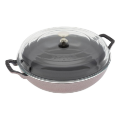 STAUB Cast Iron 3.5-qt Braiser with Glass Lid - Lilac