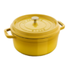 Staub Cast Iron 4-qt Round Dutch Oven - Citron