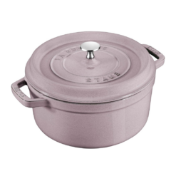Staub Cast Iron 4-qt Round Dutch Oven - Lilac
