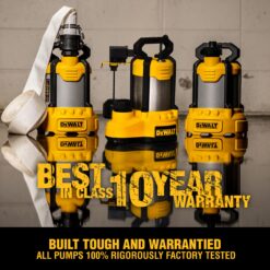 DEWALT 1-HP 115 -Volt 117-Gallon Stainless steel Submersible sump pump
