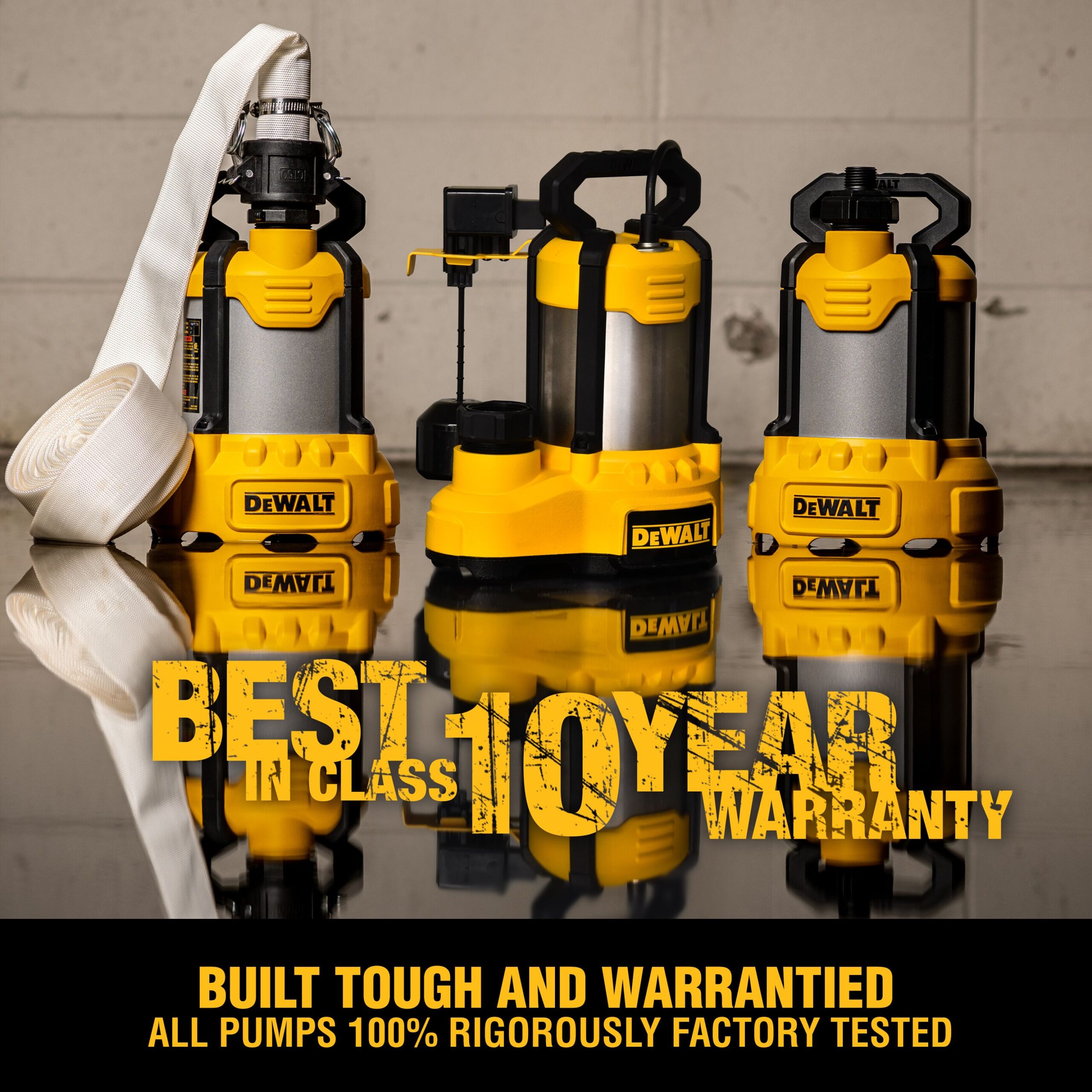 DEWALT 1-HP 115 -Volt 117-Gallon Stainless steel Submersible sump pump