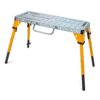 DEWALT 46-in L x 36-in H Yellow Steel Adjustable Height Portable Work Bench