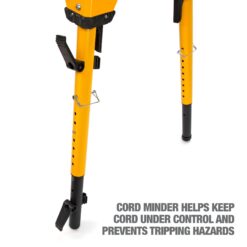 DEWALT 46-in L x 36-in H Yellow Steel Adjustable Height Portable Work Bench