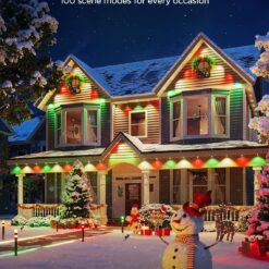 Govee Permanent Outdoor Lights 2, 100ft RGBIC Outdoor Lights with 72 LED Lights, White