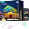 Govee Permanent Outdoor Lights 2, 50ft RGBIC Outdoor Lights with 36 LED Lights, White