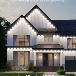 Govee Permanent Outdoor Lights 2, 50ft RGBIC Outdoor Lights with 36 LED Lights, White