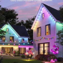Govee Permanent Outdoor Lights 2, 50ft RGBIC Outdoor Lights with 36 LED Lights, White