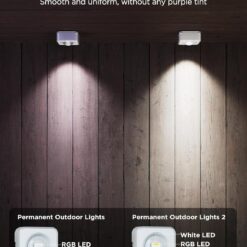 Govee Permanent Outdoor Lights 2, 50ft RGBIC Outdoor Lights with 36 LED Lights, White