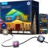 Govee Permanent Outdoor Lights 2, 50ft RGBIC Outdoor Lights with 36 LED Lights, Black