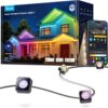 Govee Permanent Outdoor Lights 2, 100ft RGBIC Outdoor Lights with 72 LED Lights, Black